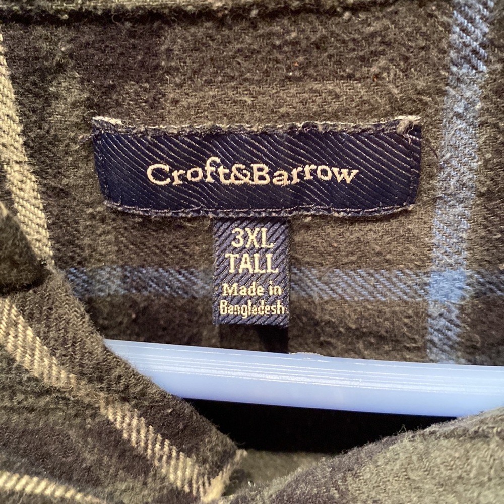 Croft & Barrow Big & Tall Flannel - Picture 3 of 3